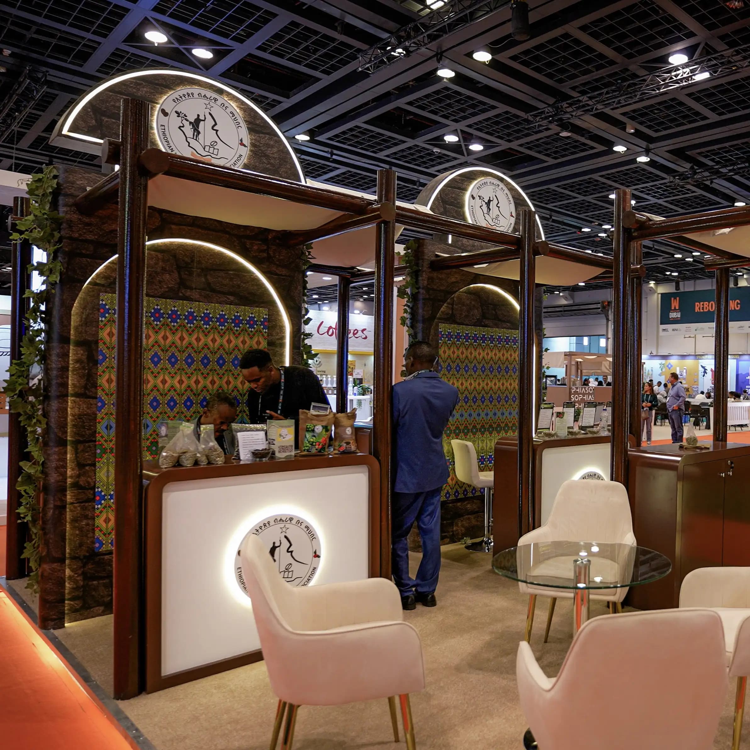 Luxury VIP salon furniture rental at Armani Hotel Dubai